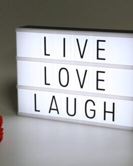 Storeeva A4 LED Cinematic Light Box With Letters and Symbols