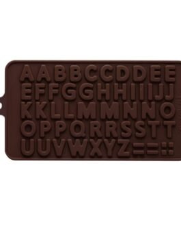 Storeeva Silicone Alphabetical Chocolate Mould