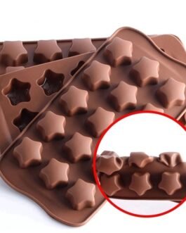 Storeeva Silicone Chocolate Mould Star Shape