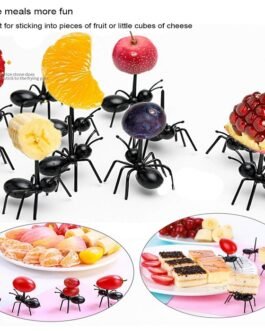 Storeeva Ant Shape Fruit Fork Set of 12 pcs